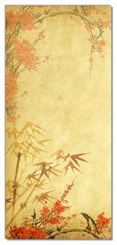 posterdepot Türtapete Türposter Herbststimmung – alter Papyrus mit Herbstmotiven - Größe 93 x 205 cm, 1 Stück, ktt0161