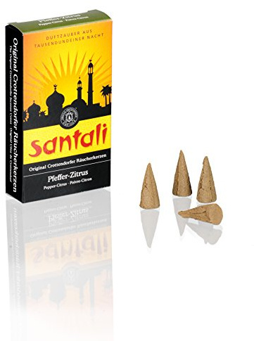 Crottendorfer Räucherkerzen Santali Pfeffer-Zitrus