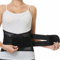 NEOtech Care - Fascia per schiena/parte bassa della schiena - Regolabile con doppio strappo - materiale traspirante e leggero - AMPIO supporto (Nero, XL)