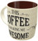 Nostalgic-Art Retro Kaffeebecher, 330 ml, Awesome Coffee – Geschenk-Idee für Kaffee-Fans, Keramik-Tasse für Kaffee, Vintage Design mit Spruch
