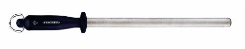 Fischer Deluxe Diamond Coated Half Oval Sharpening Steel 27cm