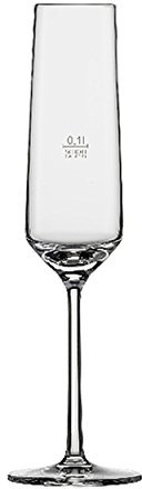 Schott Zwiesel Pure Sektglas, Glas, transparent, 23.2 x 16.2 x 26.4 cm, 6-Einheiten