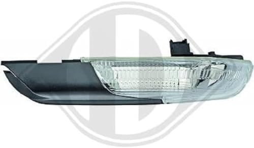 Diederichs 2205427 Spiegelblinker Links, Schwarz oder Silber