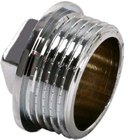Pipe Tube Fittings Chrome Plug Stop End Cap Cover Ending Male 3/8