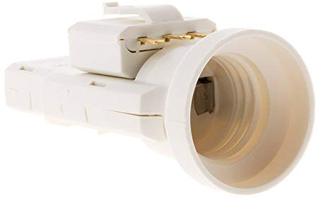 Douille avec Fiche DCL 6A 250V B22 - Blanc - Zenitech