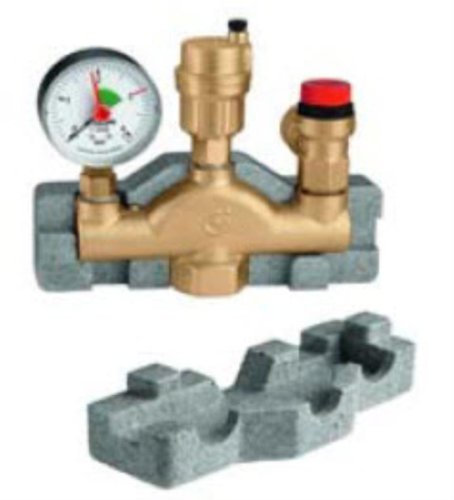 Caleffi - Kesselsicherheitsgruppe 1 mit Isolierung