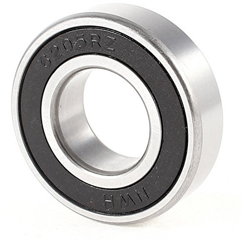 sourcing map Ersatz 6205RZ Deep Groove Kugellager 52x25x15mm