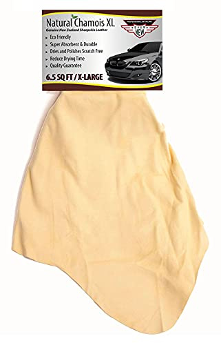 Ever New Automotive® Premium Neuseeländisches Schaffell für Auto, Boote und Wohnmobile, natürliches Fensterleder, Mega-Größe (6,5 m²). Erstaunliche erneuerbare Ressource! ..