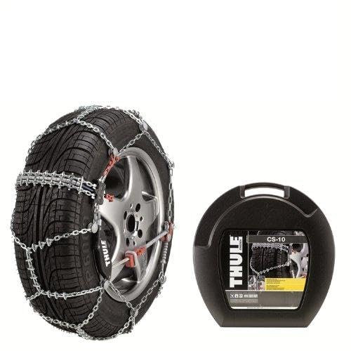 Thule Premium Schneeketten CS-10 - für die Reifengröße 235/40 R19 Kettenglieder 10 mm - mit Icebreaker System