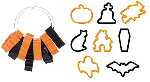 Tescoma JGO 8 Cortapastas DE Halloween Delicia, Colores Variados, 25 x 13 x 3.2 cm