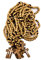Dutzend katholischer betender Rosenkranz Jesus Kruzifix Jerusalem Olivenholz Perlen 31,5 cm
