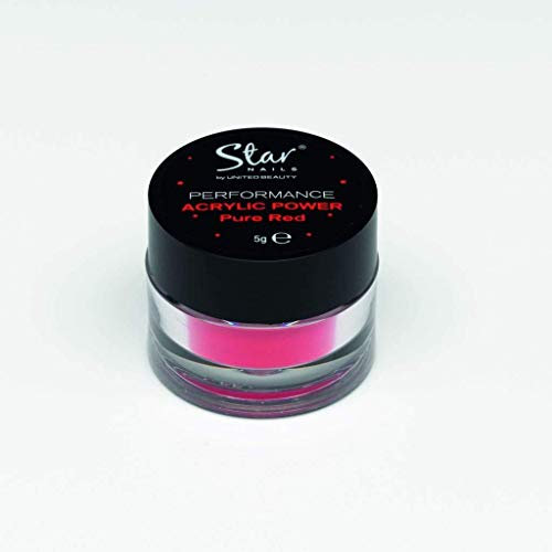 Star Nails Performance Acrylic Powder Pure Red 5g