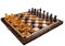Prime Chess Hand Crafted Cherry Wooden Chess And Draughts Set 35cm x 35cm Age 14+