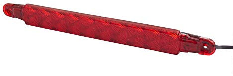 HELLA 2DA 343 106-011 Zusatzbremsleuchte - LED - 24V - geschraubt/Anbau - Lichtscheibenfarbe: rot - LED-Lichtfarbe: rot - Kabel: 3000mm - Stecker: offene Kabelenden - hinten