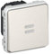 Legrand 069604 Interrupteur Temporisé Lumineux Étanche Plexo Composable IP55, 230V, 50Hz ou 60Hz, Blanc