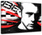 Bilderdepot24 Bild auf Leinwand | James Dean in 40x30 cm als Wandbild | Wand-deko Dekoration Wohnung modern Bilder | 170075