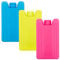 Milestone Camping 25160 Mini-Kühlakkus ~ 3er-Packung, Pink/Blau/Neongrün, 10,5 x 5,5 x 2,2 cm (HxBxT)