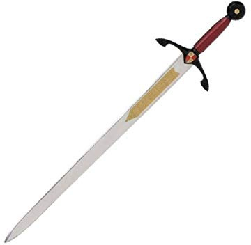 Gladius Brieföffner Schwert 27cm Black Prince - schwarzer Ritter