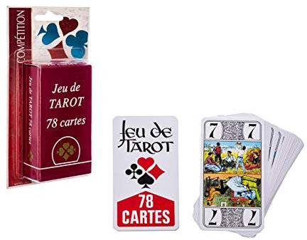 France cartes - 404478 - Jeu de Cartes - Tarot 78 cartes, multicolore