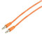 electrosmart Orange 3.5mm Male to 3.5mm Male Stereo Jack Cable - Length 1m / 100cm - for Car Aux/Auxiliary Socket