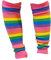Baby Kids Boys Girls Rainbow Stripe Leg Warmers Age 6 months up to 5 years old (Pink)
