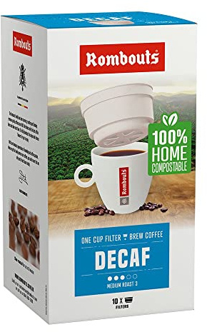 Rombouts Decaffeinated Individual Filter Coffees (10) - Pack of 6