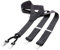 DonDon Hosenträger Herren extra stark schwarz blau 3,5 cm Hosenträger Herren breit in Y-Form lang - Starke Clips passend für Anzug Jeans Chinos Vintage Rockabilly Suspenders