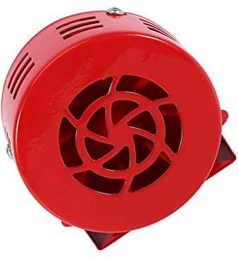 12V Luftangriff Sirene Horn Elektroauto LKW Motorrad Driven Air Raid Sirene Horn Alarm Laut rot