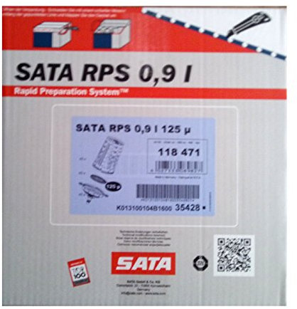 SATA EINWEGBECHER RPS0.9L 40ST FLACHSIEB 125UM+Deckel