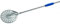 Gi.Metal Palettino per Pizza Professionale (Testa 20 cm, Manico 150 cm, Peso 0.77 Kg) Linea Azzurra I-20F, Testa e Manico in Acciaio Inox altamente resistente