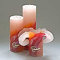 Lotus-Kerzen ART Fire, 18cm