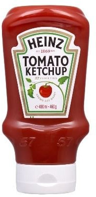 10 X HEINZ TOMATO KETCHUP TOP DOWN 460g (10 PACK BUNDLE)