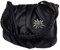 Trachtentasche Handtasche Schultertasche Tasche Kunstleder mit Edelweiss -3257 (Schwarz)