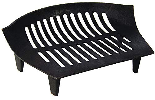 Fire Vida Rejilla de Hierro Fundido, Metal, Color Negro