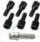 20 Stern Radschrauben M12X1.5x28mm Schwarz Kegel mit 60° SCHWARZ Rundkopf D20 Sternschrauben Tuner Bolts Schrauben Bolzen