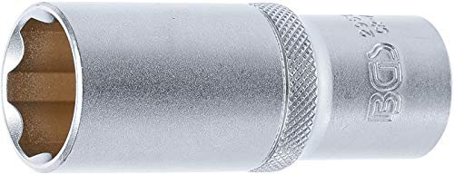BGS 2952 | Llave de vaso Super Lock, larga | entrada 12,5 mm (1/2) | 22 mm