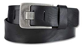 Bernd Götz Herrengürtel Walkleder Schwarz 50379-0020 Jeansgürtel Herren Jeans Ledergürtel Echt Leder Echtleder Gürtel 100 cm