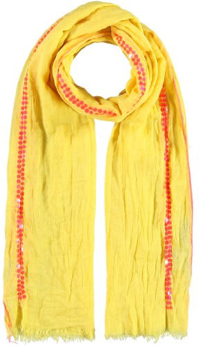 Passigatti Cottonschal Gelb mit Pailetten, 100% Cotton, 180 x 100 cm
