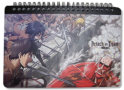 Great Eastern Toy Zany Entertainment Attack On Titan Spiral Notebook