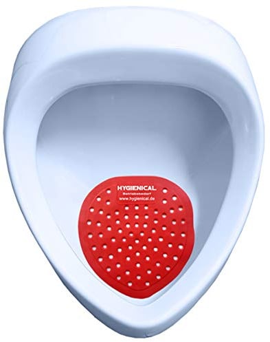 10 x Urinalsieb Hygienical mit Duft aus parfümiertem Kunststoff, Pissoir-Einsatz, Urinaleinsatz, Urinaleinlage im SET…