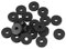 sourcing map 20Stk Gummi Flache Unterlegscheiben Gummischeiben 13mm AD 4mm ID 3mm Dicke