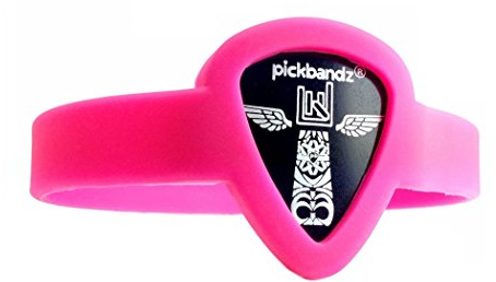 Pickbandz Bracelet - Hollywood Pink Medium/Large - Guitar Pick Plectrum Holder