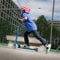 MICRO Kinderscooter Sprite klappbarer Roller in hellblau
