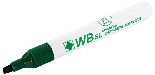 ValueX Whiteboard Marker Chisel Tip 2-5mm Line Green (Pack 10)