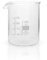 1 x 150ml Becherglas aus hitzefestem Borosilikatglas, graduiert, mit Ausguss, niedrige Form * Messbecher, Bechergläser, Laborglas, Laborbecher *