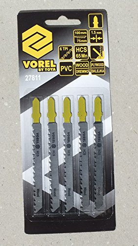 VOREL 27811 Bosch/Plastic/Wood Scroll Saw with 5 Screwdrivers
