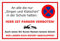 Melis-Folienwerkstatt Parken verboten Schild – Singen und Klatschen in der Schule - Namen tanzen könnt – 60x40 cm – 3mm Aluverbund – Verschiedene Größen und Materialien – Mit Bohrlöchern