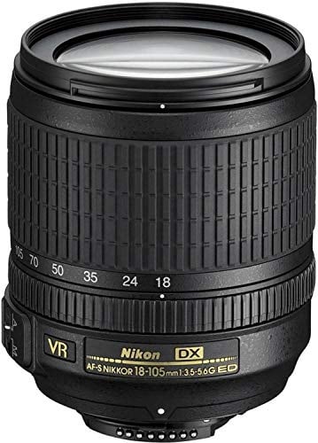 Nikon AF-S DX NIKKOR 18-105 mm 1:3.5-5.6G ED VR SLR Standard zoom lens Schwarz