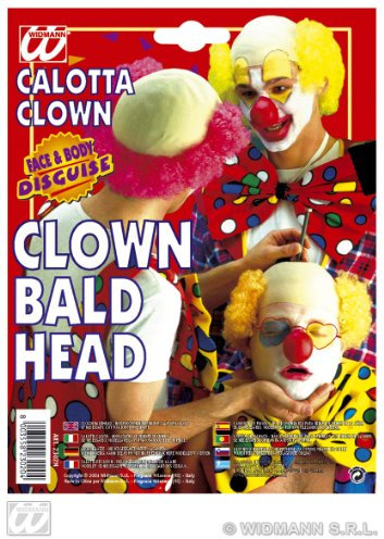 Perücke Clown Rot Afro lockig Fasching Karneval Schaggy Zirkus lustig Parrucca