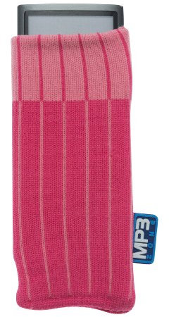 Cellular Line MP3 Cleaning Mini-Socke für Apple iPod pink